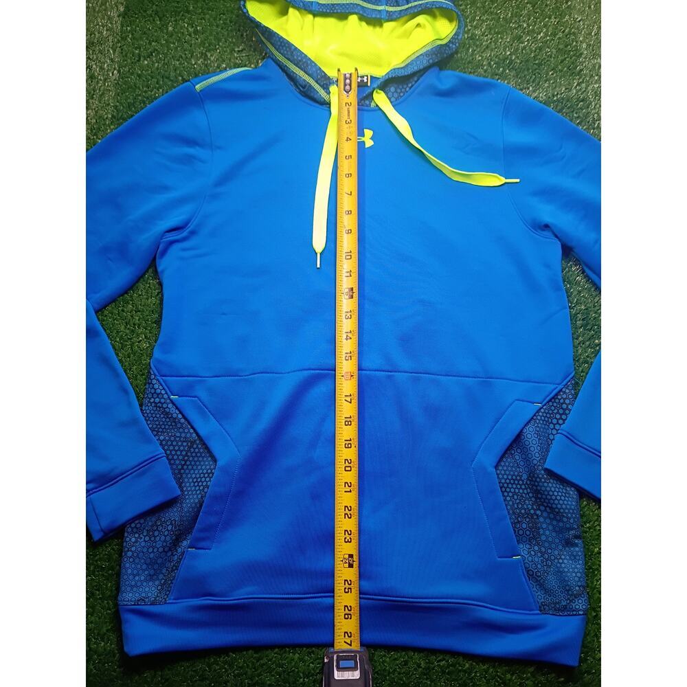 Under Armour Men's Blue Hooded Sweatshirt sm - Picture 3 of 6